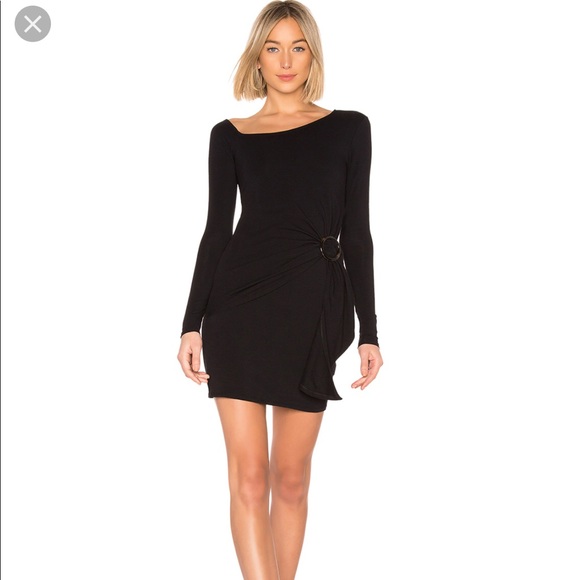 gathered bodycon dress